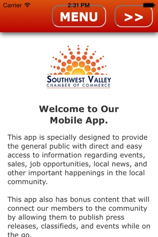 Southwest Valley Chamber screenshot 2