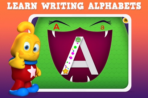 ABC Tracing Monster - Learning app for Kids in Preschool, Kindergarten & First Grade FREE screenshot 4