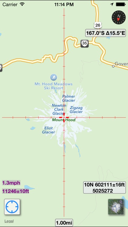 MapTool - GPS, Compass, Altitude, Speedometer, UTM, MGRS and Magnetic Declination