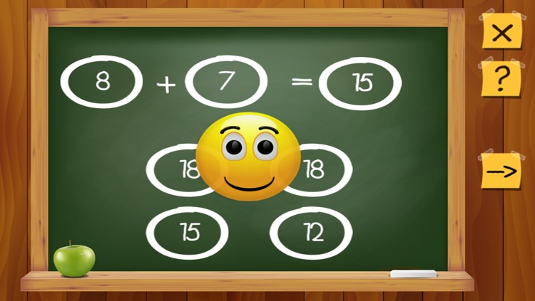 A 123 Mathematics Game for Children to learn addition of numbers for pre-school