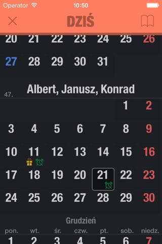 Kalendarz imion PL screenshot 3