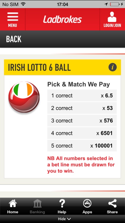 ladbrokes irish lotto