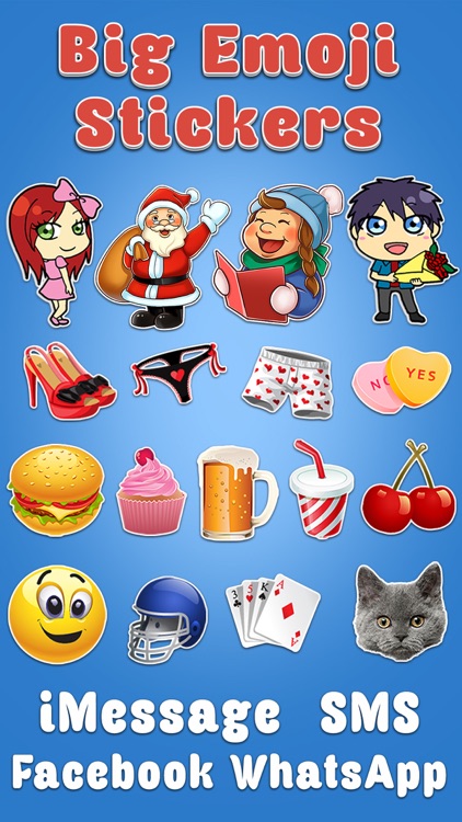 Big Emoji Keyboard - Stickers for Messages, Texting & Facebook screenshot-0