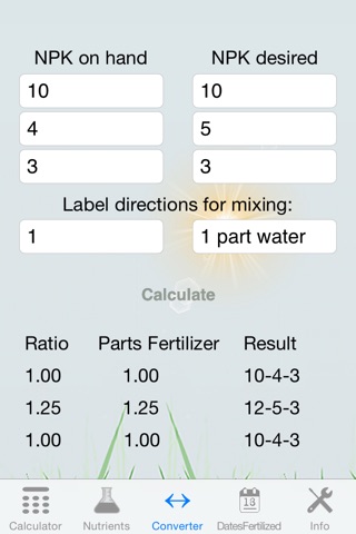 Fertilizer Calculator screenshot 3