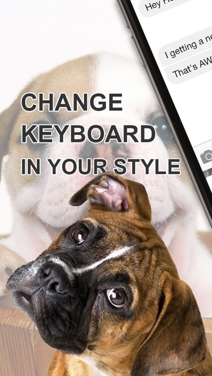 Custom Keyboard Puppy : Cute Color & Wallpaper Keyboard Animal Baby Themes in The Pet Design