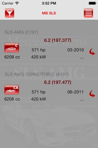 Запчасти Mercedes-Benz SLS AMG screenshot 4