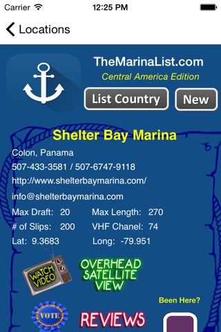 The Central America Marina Guide screenshot 2