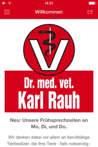 Dr. med. vet. Karl Rauh screenshot 2