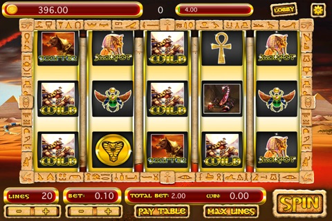 Egypt treasure slots – golden slot machine for BIG WIN screenshot 2