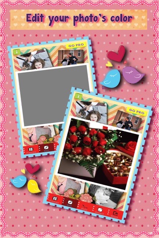 Valentine's Day Frame - Romantic Date Photo Collage Editor FREE screenshot 3