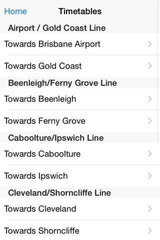 TrainTracker Brisbane screenshot 2