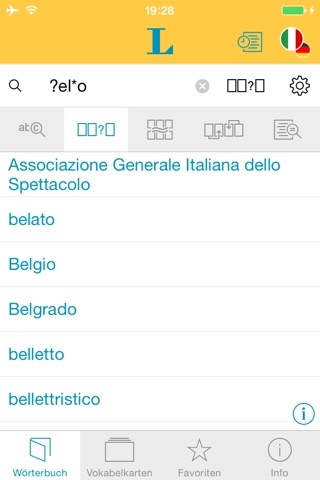 Italienisch XL Pro Wörterbuch screenshot 4