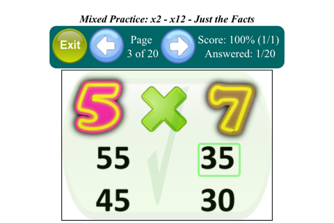Multiplication Table - Lite Version screenshot 2