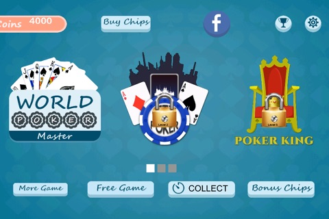 AAA World Poker Casino Master - good Vegas card betting game screenshot 4