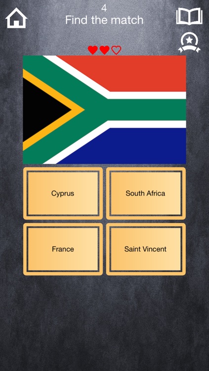 Mem-o-ri Flag Quiz - learn all the countries, flags and capitals and increase you geography knowledge