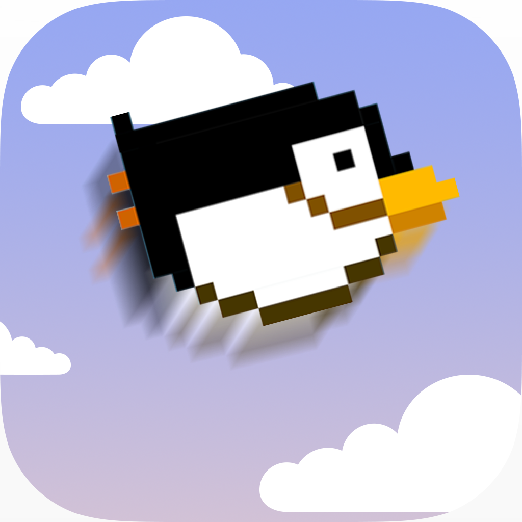 Penguin Fly - Radical Flappy Pengu Flying Skyward Safari App Icon