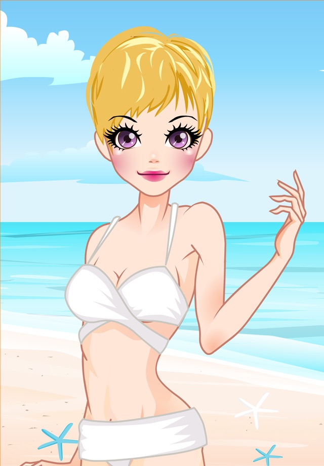 Tropical Fashion Models 2 - Dress up and make up game for kids who love fashion screenshot 2