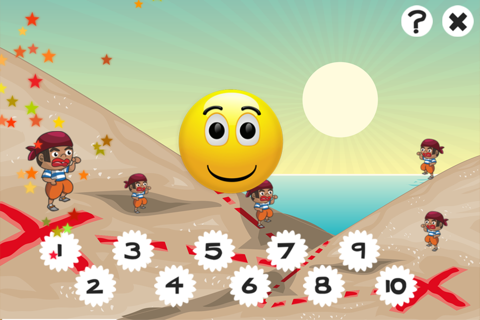 Pirate Counting Game for Children to Learn to Count screenshot 3