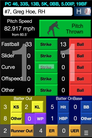 Pitch Counter Pro screenshot 2