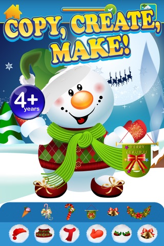 Snowman Mania Design Quest Free App screenshot 4