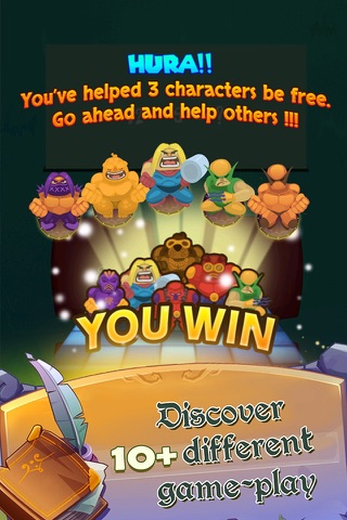 Hero Brim Mania and the adventure story in match card world screenshot 2