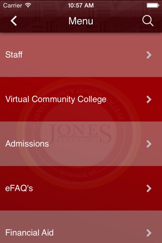 Jones Junior College eLearning screenshot 2
