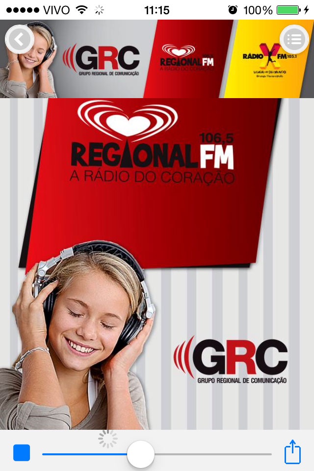 REGIONAL FM | X FM | Florianópolis | Brasil screenshot 3