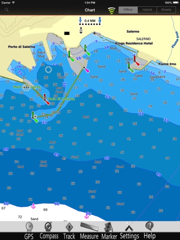 Lazio to Campania Charts Pro screenshot 3