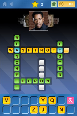 Crosswords & Pics - Actors Edition screenshot 2