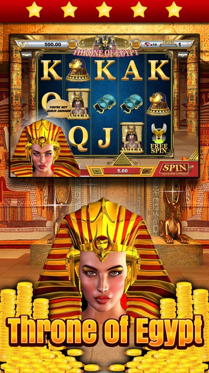 `` Throne of Egypt Treasures Slots `` - Spin the Pharaoh Wheel to Win the Mummy Casino