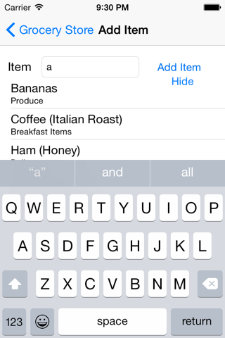 ListTastic Shopping List screenshot 3