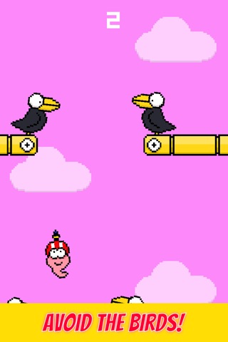 Worm Copter – Flying Fun! screenshot 2