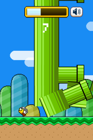 Flappy TimberBird - The Adventure of a Tiny Timberman Bird screenshot 2