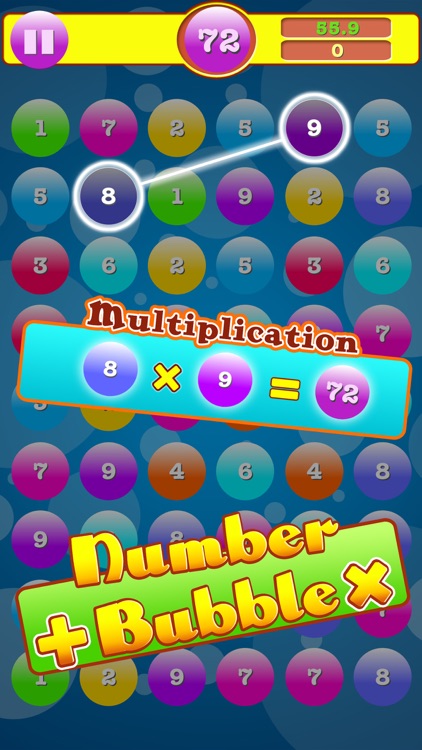 Addition & Multiplication Number Bubbles