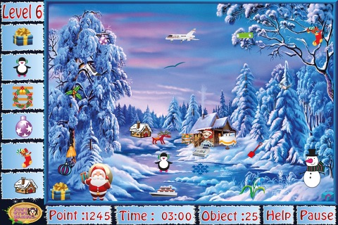 Winter Time Hidden Objects game screenshot 3