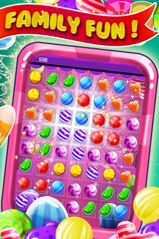 `` Ace Candy Mania `` - fun match 3 rumble of rainbow puzzle's for kids free screenshot 2