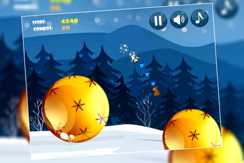 Snowman on Christmas Night : Ride & Jump The Holiday Decorations screenshot 2