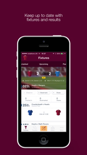 Fan App for Hearts FC