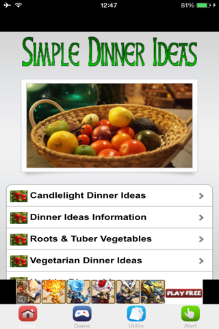 Simple Dinner Ideas screenshot 2