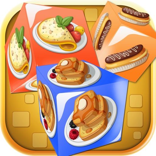 Move the Cubes - Food Pop Diner Edition - Free icon