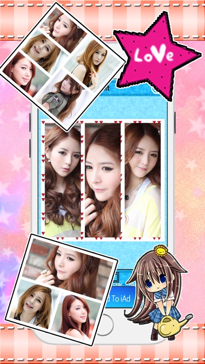 Beauty Sticker Frame editor