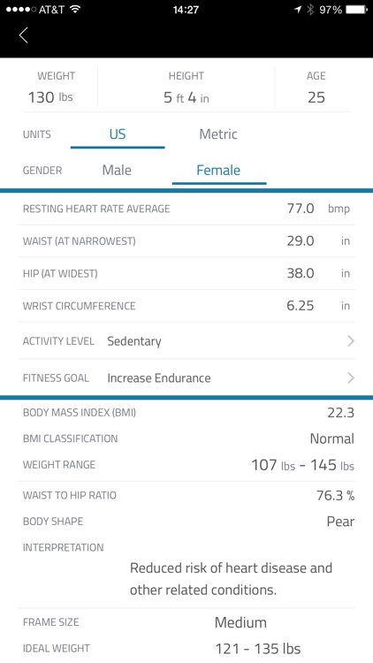 Fit Calc: Fitness calculator to help you with full body analysis