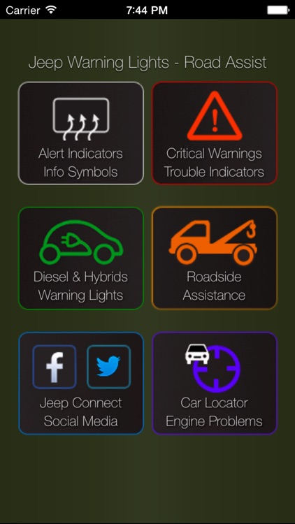 App for Jeeps - Jeep Warning Lights & Road Assistance - Car Locator