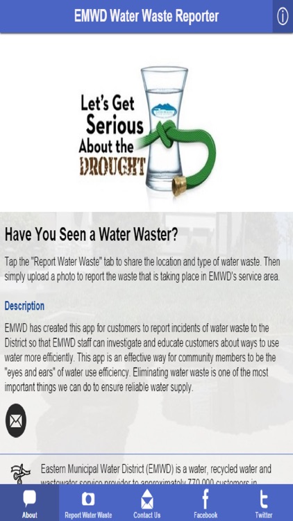 EMWD Water Waste Reporter