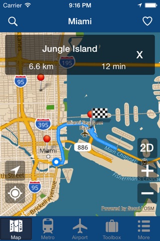Miami Offline Map - City Metro Airport screenshot 2
