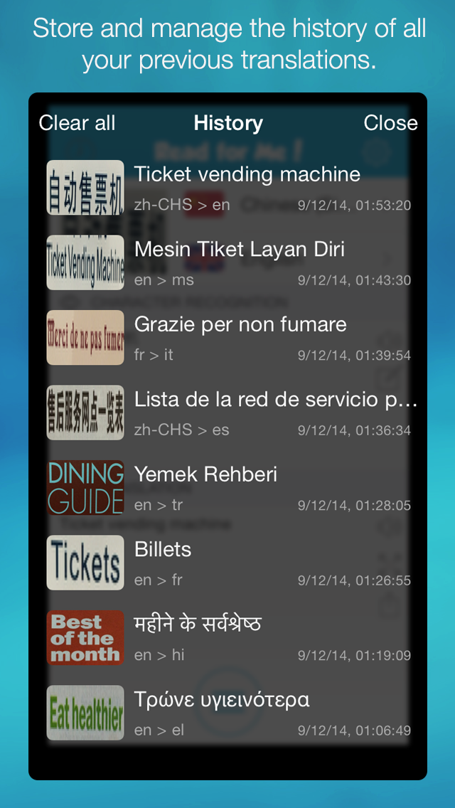Read for Me: Translate text from a pictures Screenshot 4