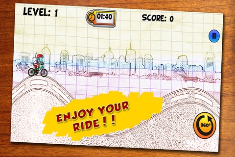 A Pumped Stickman Doodle BMX Rider screenshot 2