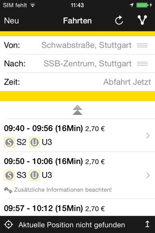 Bus&Bahn screenshot 2