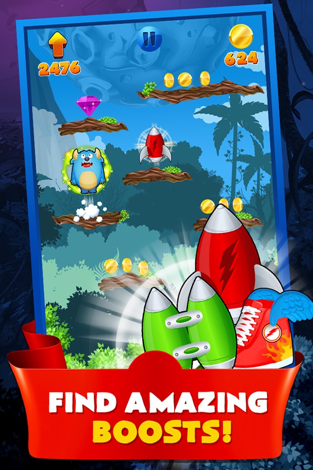 Monster Hop 2 - The Classic Squad of Dash Pets and Jump Dot Deluxe Free screenshot 4