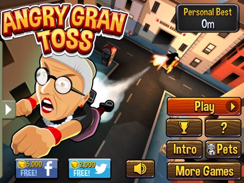 Angry Gran-Toss на iPad